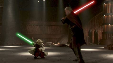 did yoda train obi wan|anakin death scene.